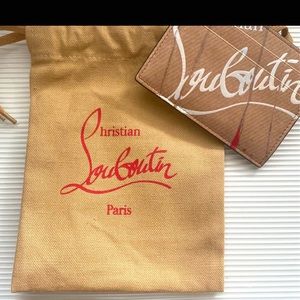 Louboutin card holder